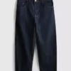 Baggy-jeans med medelhög midja