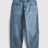 Baggy-jeans med medelhög midja