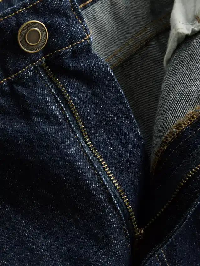 Baggy-jeans med medelhög midja