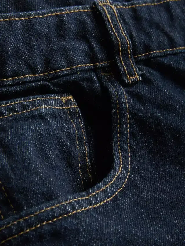 Baggy-jeans med medelhög midja