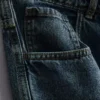 Baggy-jeans med medelhög midja
