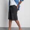 Baggy-jeansshorts med medelhög midja