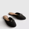 Ballerina-sandaler med rosettdetalj