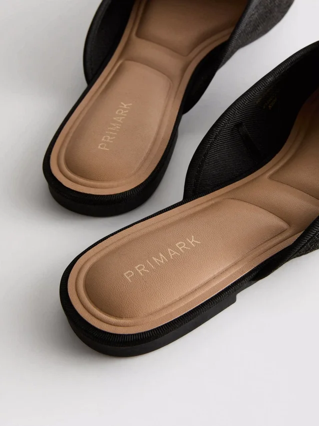 Ballerina-sandaler med rosettdetalj