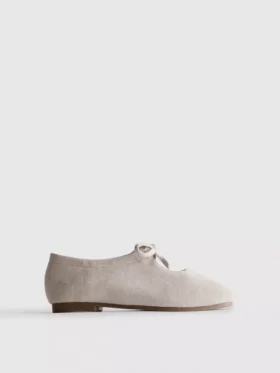 Ballerinaskor med rosettdetalj