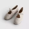 Ballerinaskor med rosettdetalj