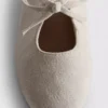 Ballerinaskor med rosettdetalj