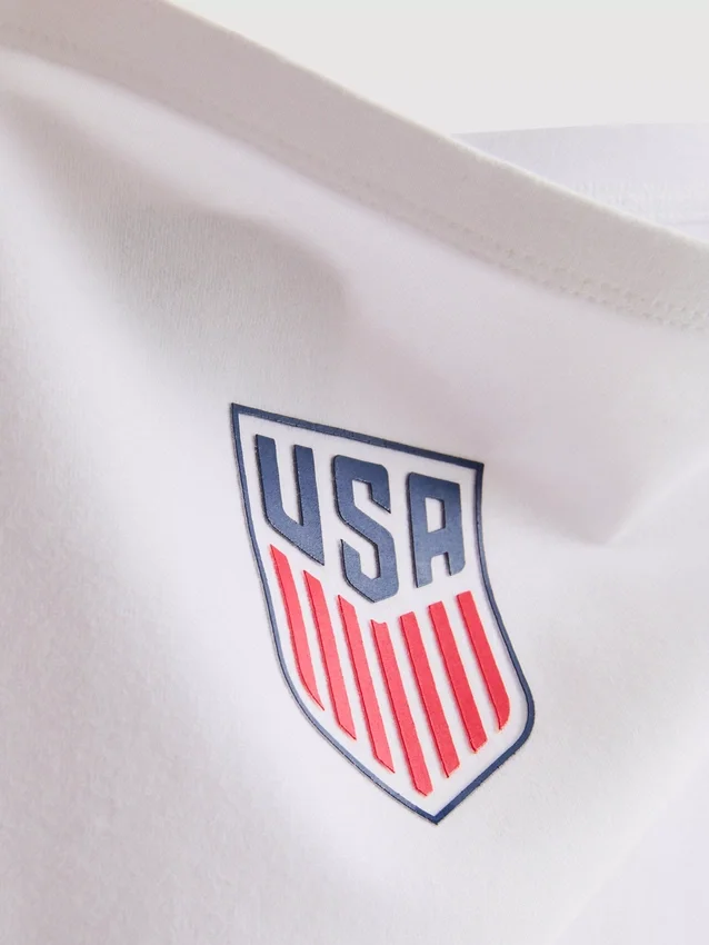 Bandeau-top i bomullsrik kvalitet med USA-fotbollsmotiv