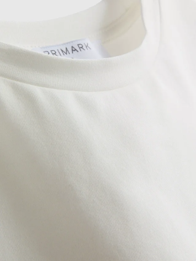 Barn-T-shirt i bomull med blommönster