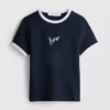 Barn-T-shirt i bomull med tryck