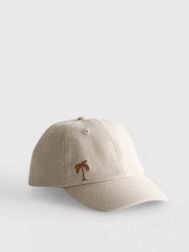 Baseballkeps med palmträd