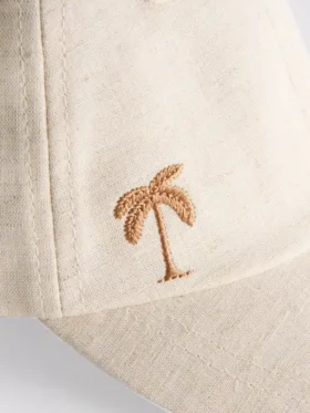 Baseballkeps med palmträd
