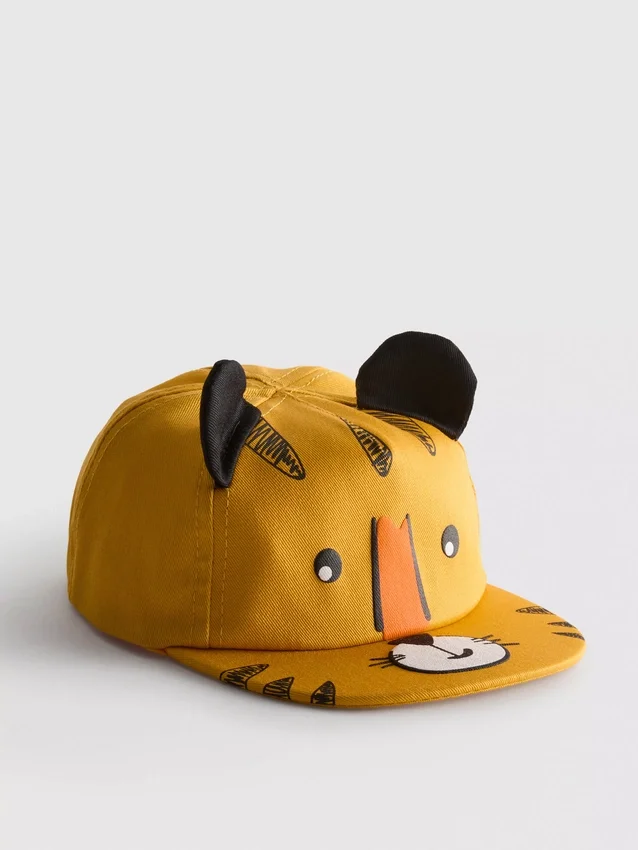 Baseballkeps med tigermönster