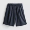 Bermudashorts i avslappnad textur