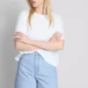 Bermudashorts i bomullsdenim