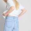 Bermudashorts i bomullsdenim