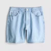 Bermudashorts i bomullsdenim