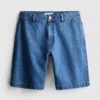 Bermudashorts i bomullsdenim