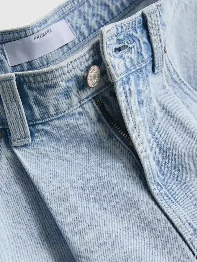 Bermudashorts i bomullsdenim