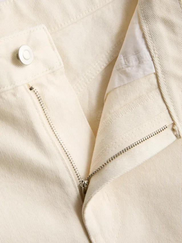 Bermudashorts i bomullsdenim