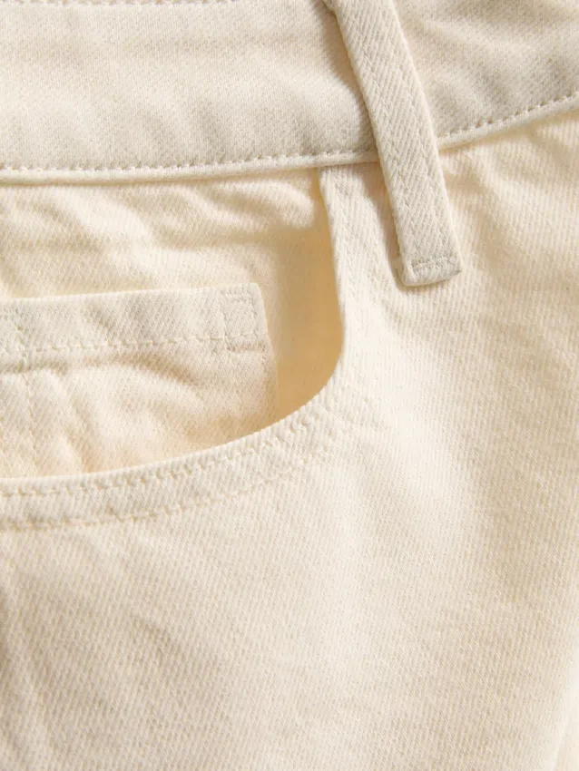 Bermudashorts i bomullsdenim
