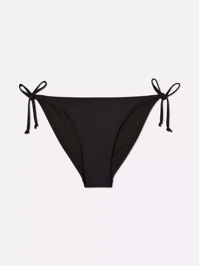 Bikinibottnar med knytband i sidan