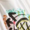 Blink 182 – avslappnad logotröja i bomull