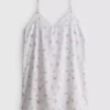 Blommig bomulls-dobby-chemise