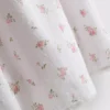 Blommig bomulls-dobby-chemise