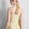 Blommig ribbad pyjamasar-cami