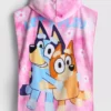 Bluey-poncho i frotté med huva