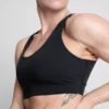 Bodysculpt-crop-top med funktionsmaterial