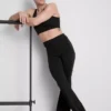 Bodysculpt högmidjade utsvängda leggings