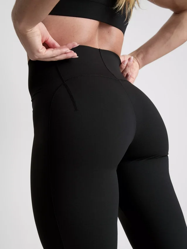 Bodysculpt högmidjade utsvängda leggings