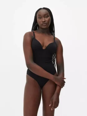 Bodysuit med kupad string