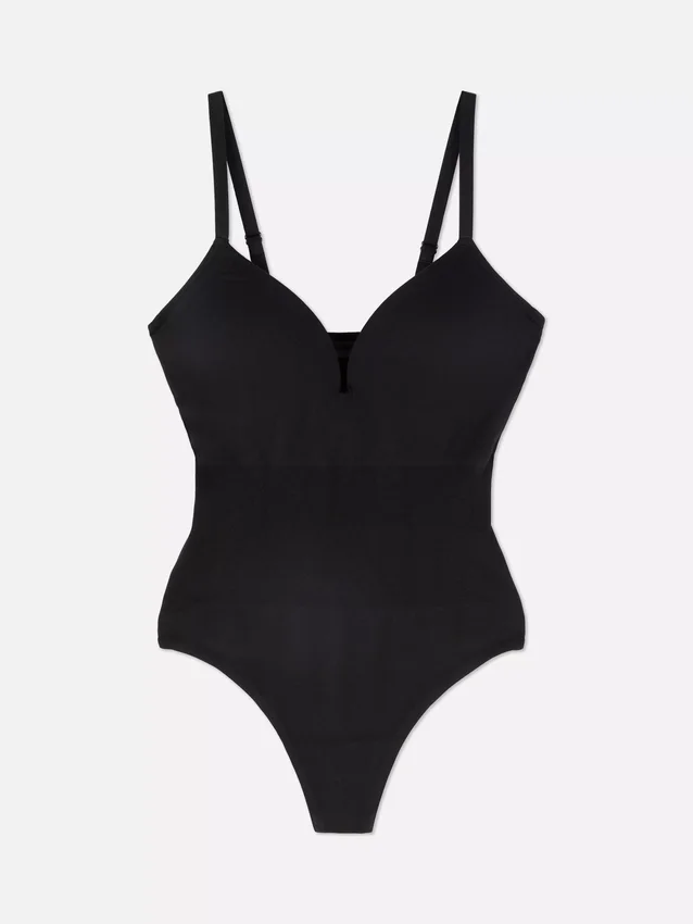 Bodysuit med kupad string