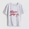 Bomullsrik T-shirt i färgen Conan Grey
