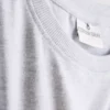 Bomullsrik T-shirt i färgen Conan Grey