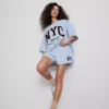 Bomullsrika, avslappnade NYC-shorts