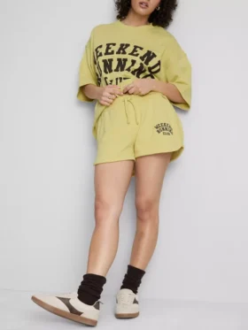 Bomullsrika löparklubbshorts