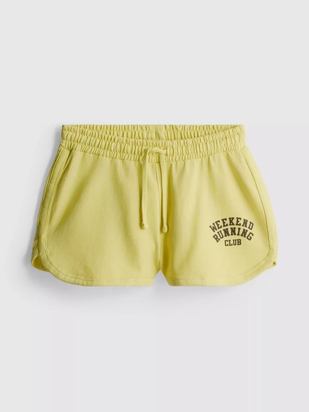 Bomullsrika löparklubbshorts