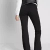 Bootcut-jeans i bomull med medelhög midja