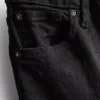 Bootcut-jeans i bomull med medelhög midja
