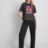 Bratz-pyjamasar i bomull med leopardmönster