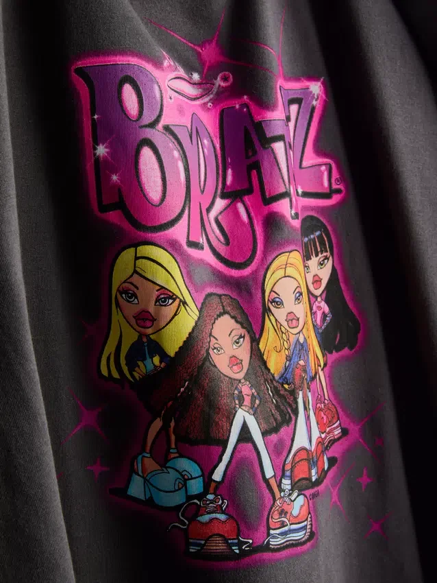 Bratz-pyjamasar i bomull med leopardmönster