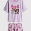 Bratz pyjamasar i bomull med tryck