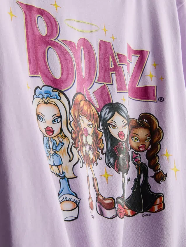 Bratz pyjamasar i bomull med tryck