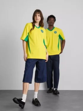 Brazil kortärmad mesh-T-shirt