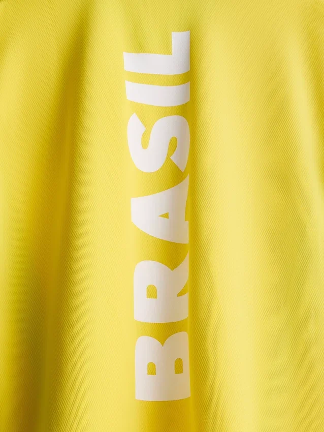 Brazil kortärmad mesh-T-shirt