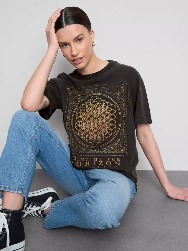 Bring me the horizon-T-shirt med tryck